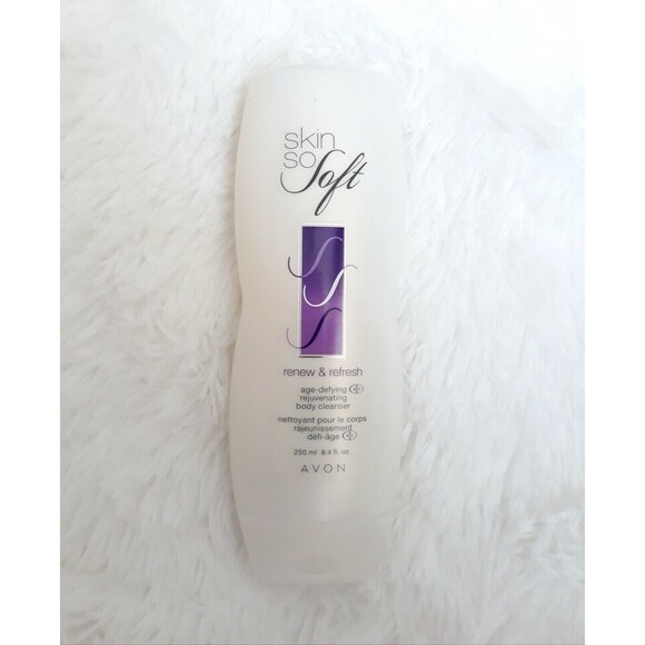 AVON Skin So Soft "Renew & Refresh" Age-Defying Rejuvenating Body Cleanser 8.4oz - Picture 2 of 6